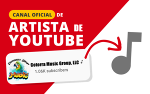 Cómo conseguir tu canal oficial de artista en YouTube ▶️