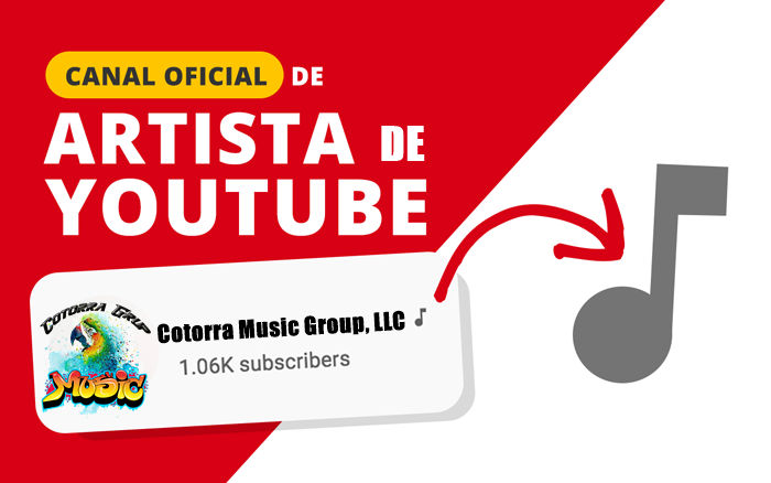 Lee más sobre el artículo Cómo conseguir tu canal oficial de artista en YouTube  ▶️